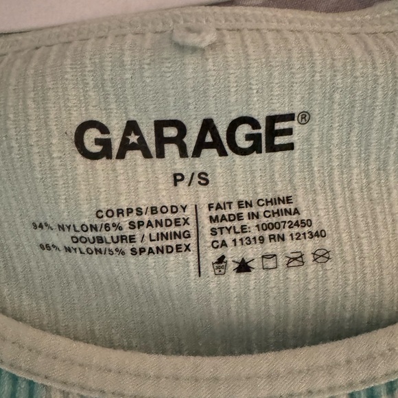 Garage Tank Top - Blue Size Small - Picture 3 of 3